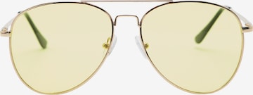 Pull&Bear Sunglasses in Yellow: front