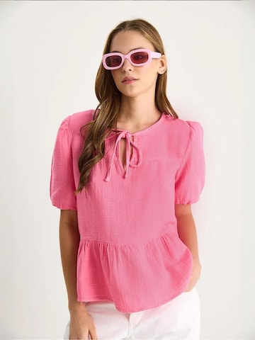 Camicia da donna di Bianco Lucci in rosa