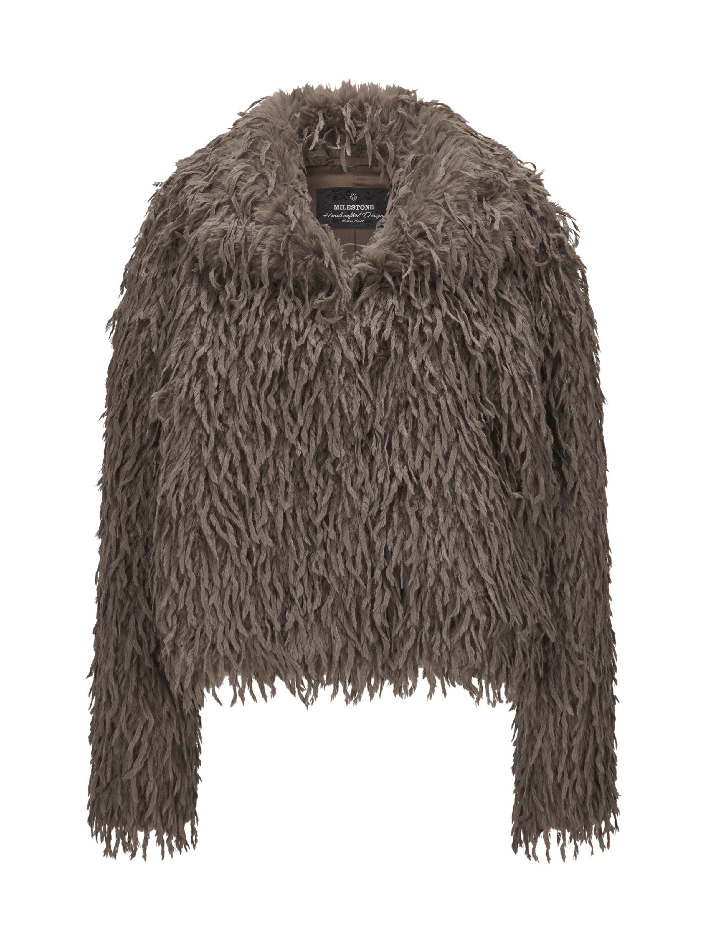 MILESTONE Winterjas 'MSWhitney' in Zwart: voorkant