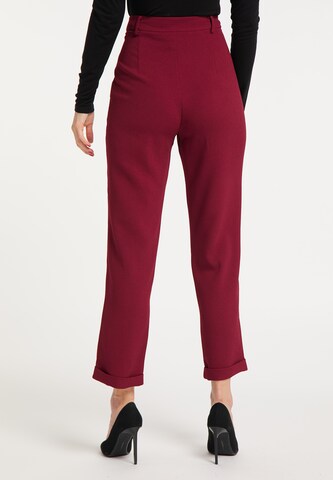 Loosefit Pantalon à pince faina en rouge