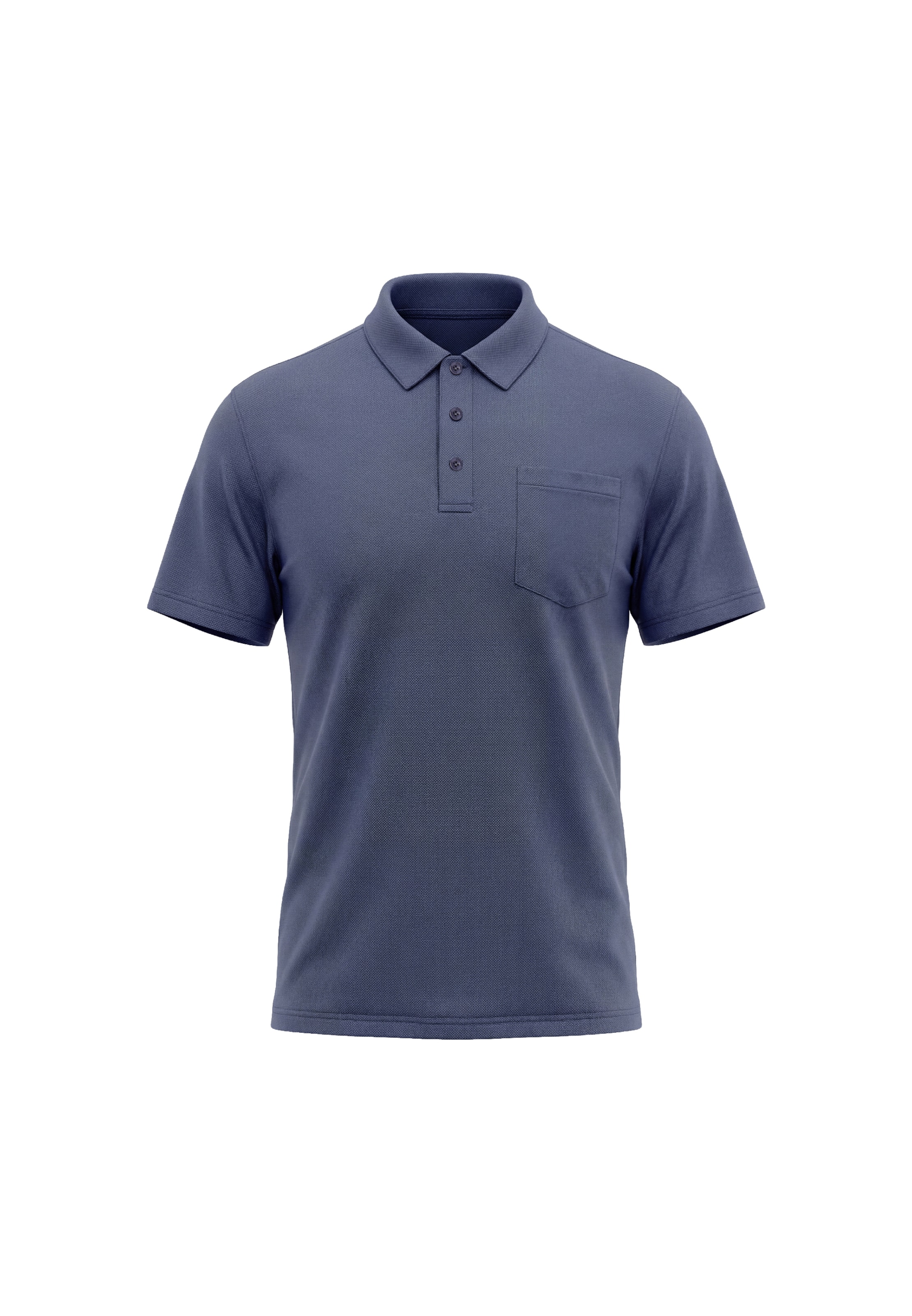 Mo ATHLSR Shirt in Blauw: voorkant