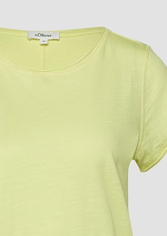 T-shirt s.Oliver en jaune