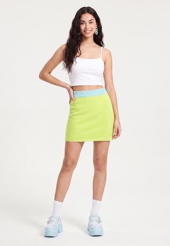 MYMO - Saia 'Young Fashion' em verde