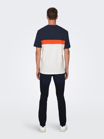 Only & Sons T-Shirt 'ODIS' in Weiß