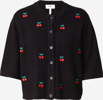 Cardigan 'THESS' OBJECT en noir : devant