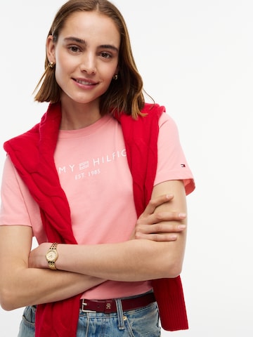 TOMMY HILFIGER Μπλουζάκι σε ροζ
