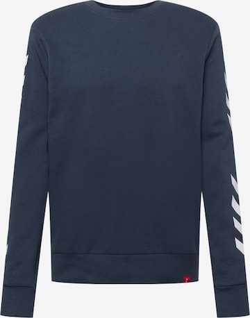 Hummel Athletic Sweatshirt in Blue: front