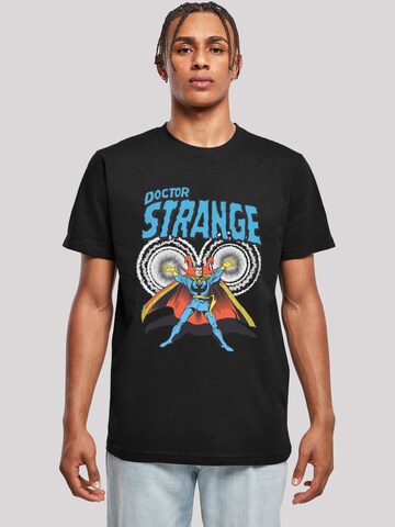 T-Shirt 'Marvel Doctor Strange' F4NT4STIC en noir : devant