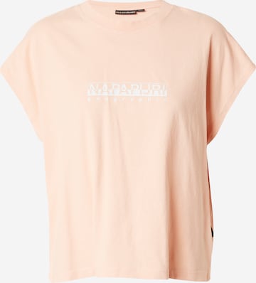 NAPAPIJRI T-shirt i rosa: framsida