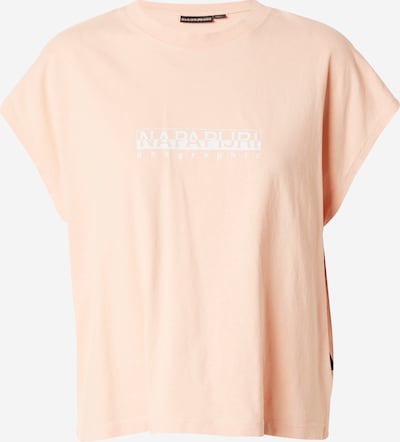 NAPAPIJRI T-shirt en rose pastel / blanc, Vue avec produit