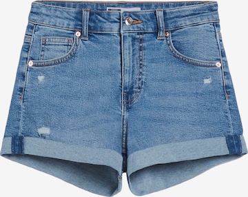 Bershka Jeans in Blauw: voorkant