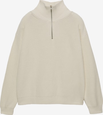 Pullover di Pull&Bear in bianco: frontale