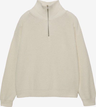 Pull&Bear Neulepaita värissä valkoinen, Tuotenäkymä