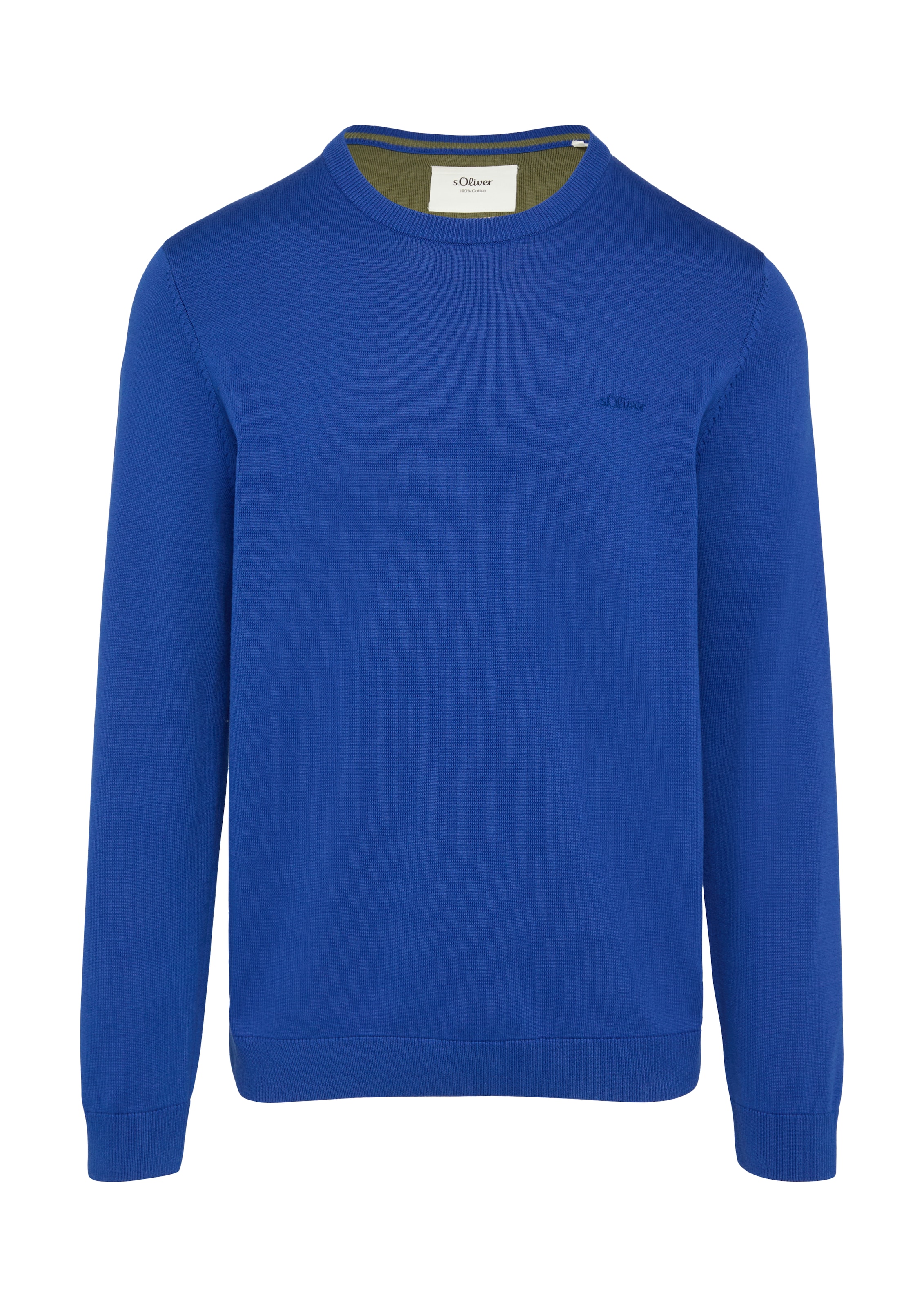 s.Oliver Trui in Blauw: voorkant