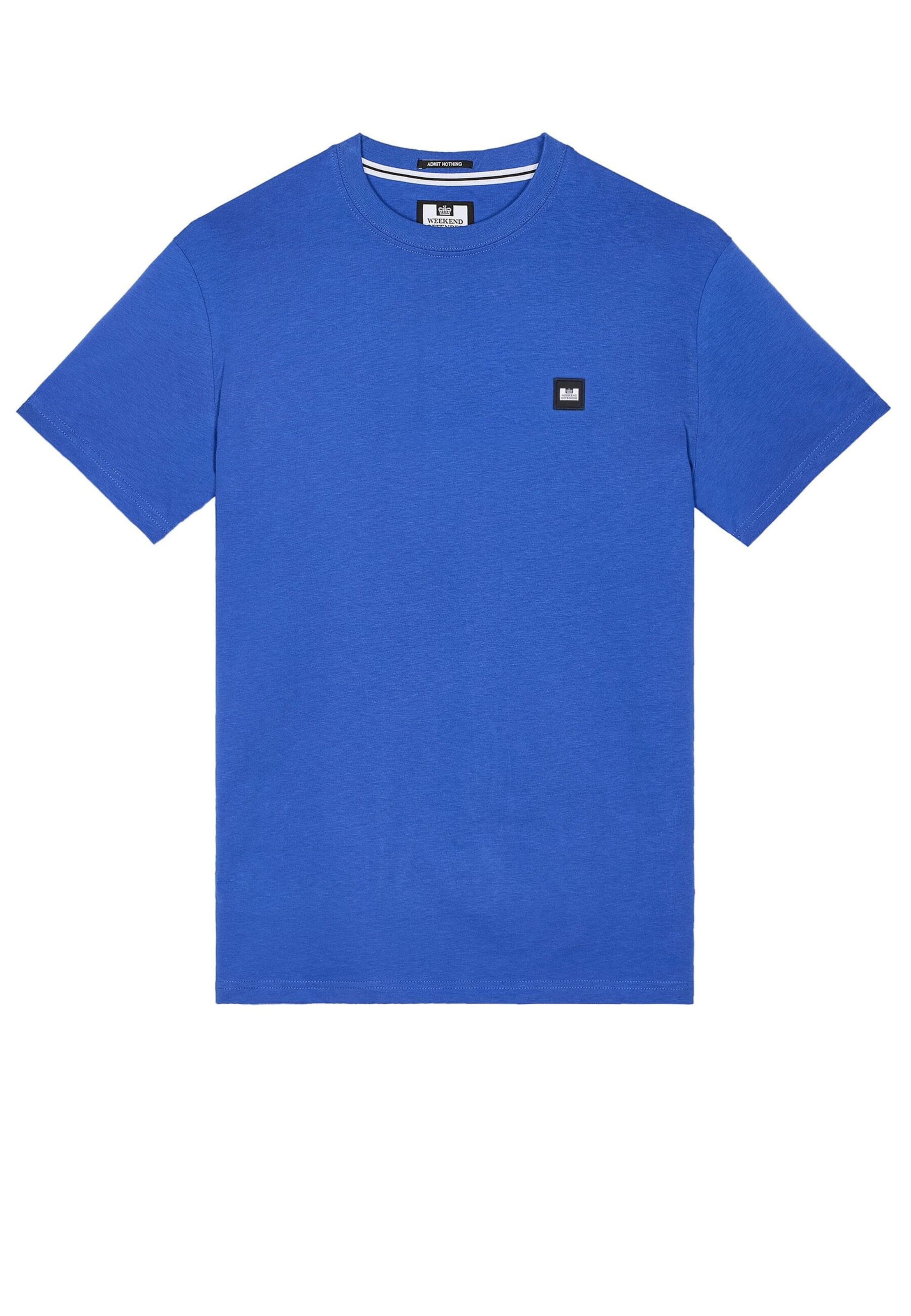 T-Shirt 'Cannon Beach Badge' Weekend Offender en bleu : devant