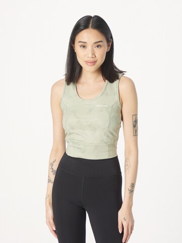 COLUMBIA Sports Top 'Windgates II' in Green: front