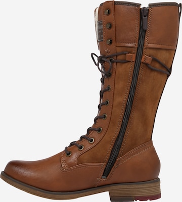 MUSTANG Lace-up boot in Brown