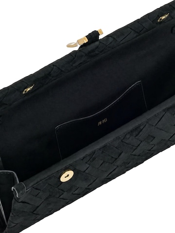 JW PEI Party táska 'JW PEI Pochette Zaria Tressé Black' - fekete
