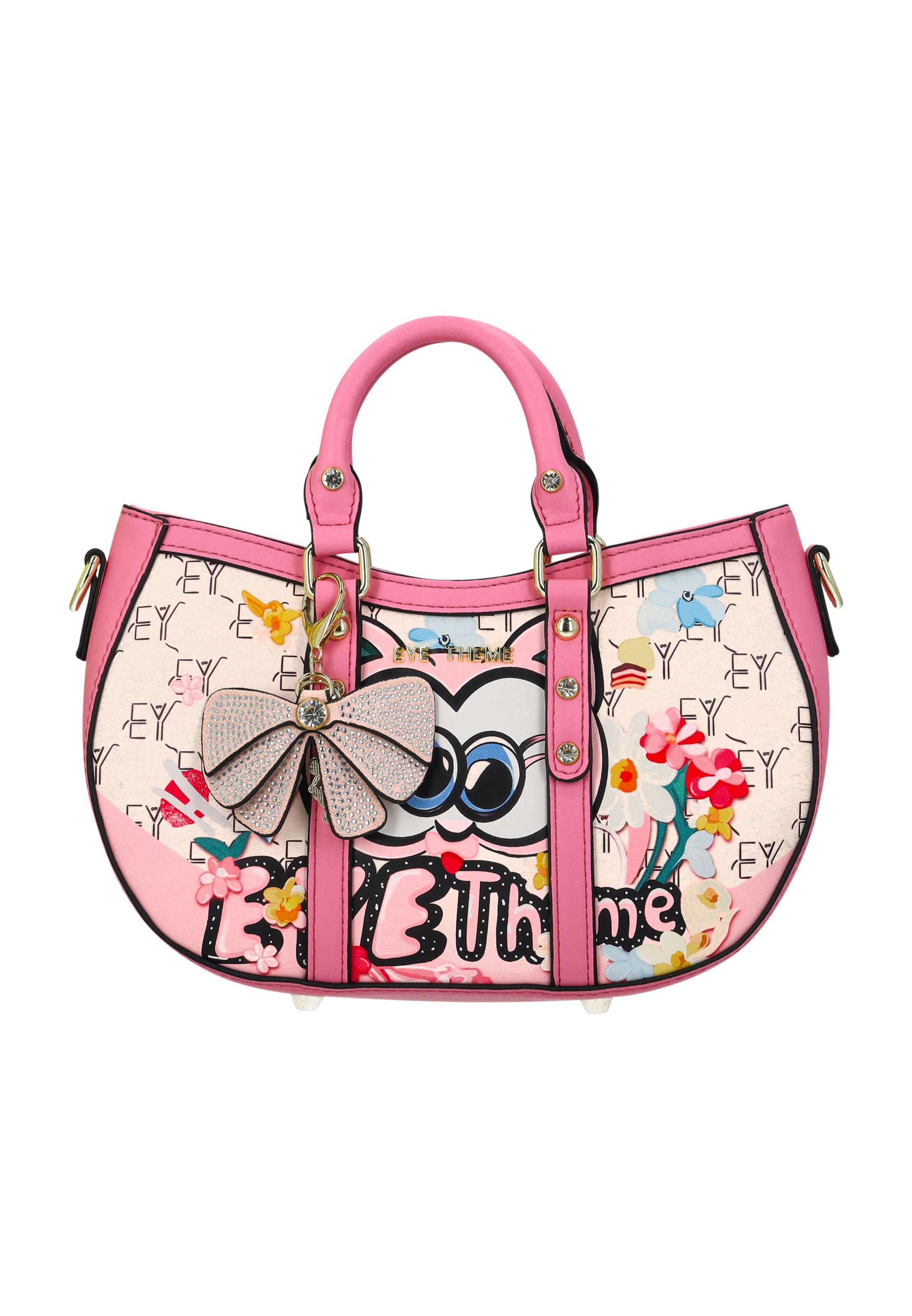 MYMO Bolso de mano 'POP EYETHEME' en rosa, Vista del producto
