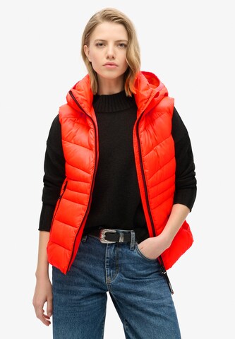 Superdry Bodywarmer 'Fuji' in Oranje: voorkant