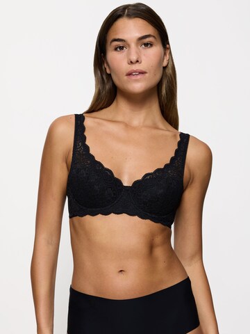 TRIUMPH T-shirt BH ' Amourette ' in Zwart: voorkant