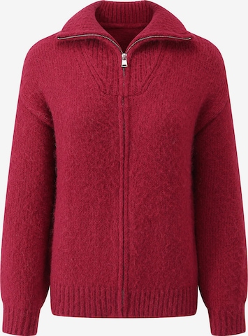 SASSYCLASSY Oversized Cardigan in Red: front