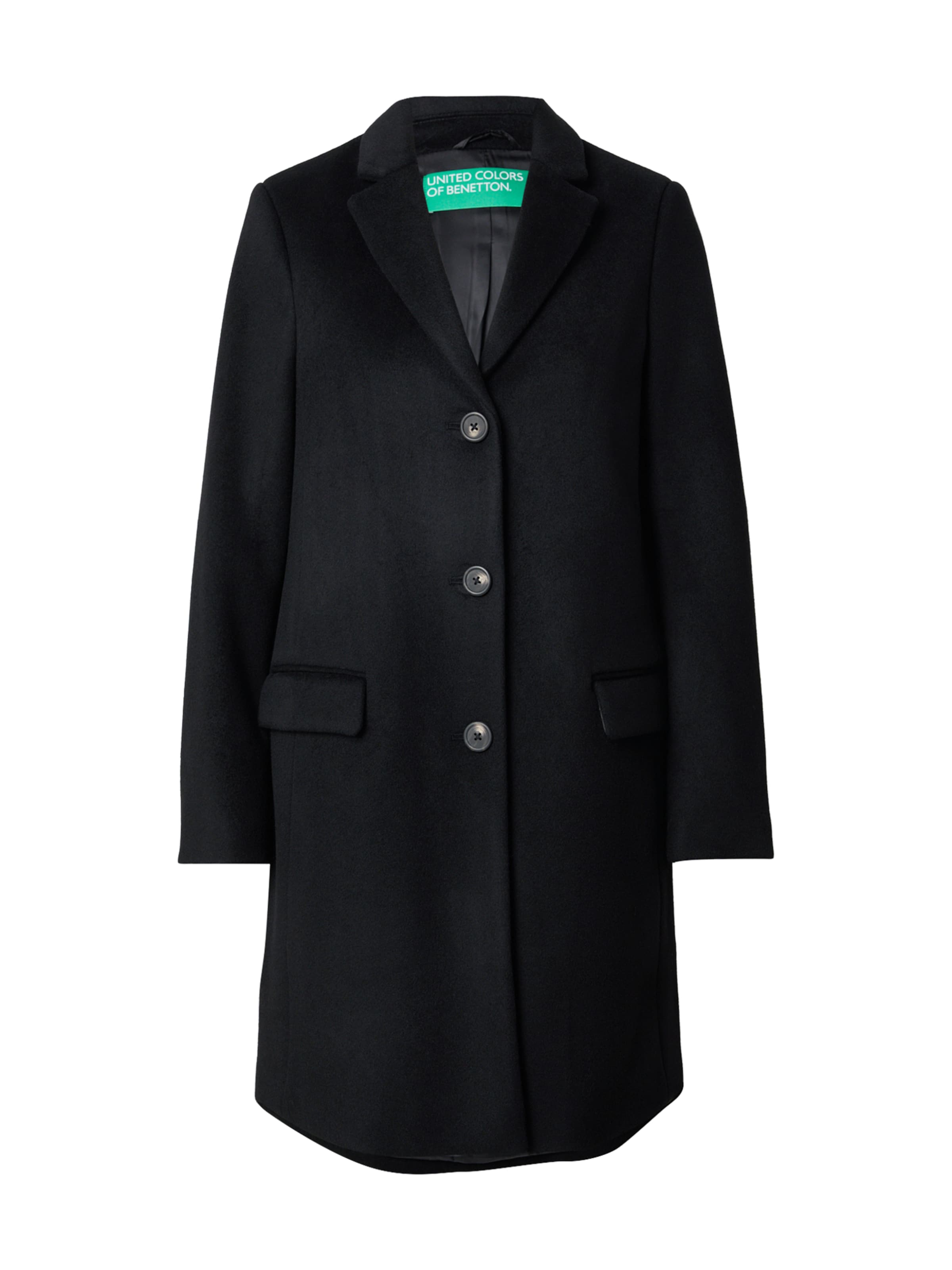 Manteau mi-saison UNITED COLORS OF BENETTON en noir : devant