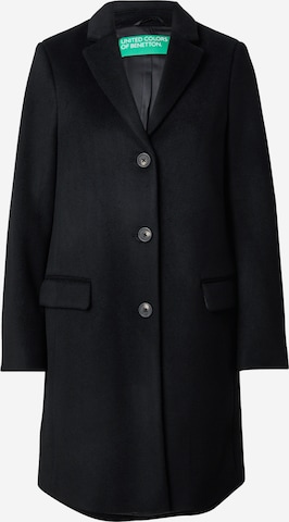 juoda UNITED COLORS OF BENETTON Demisezoninis paltas: priekis