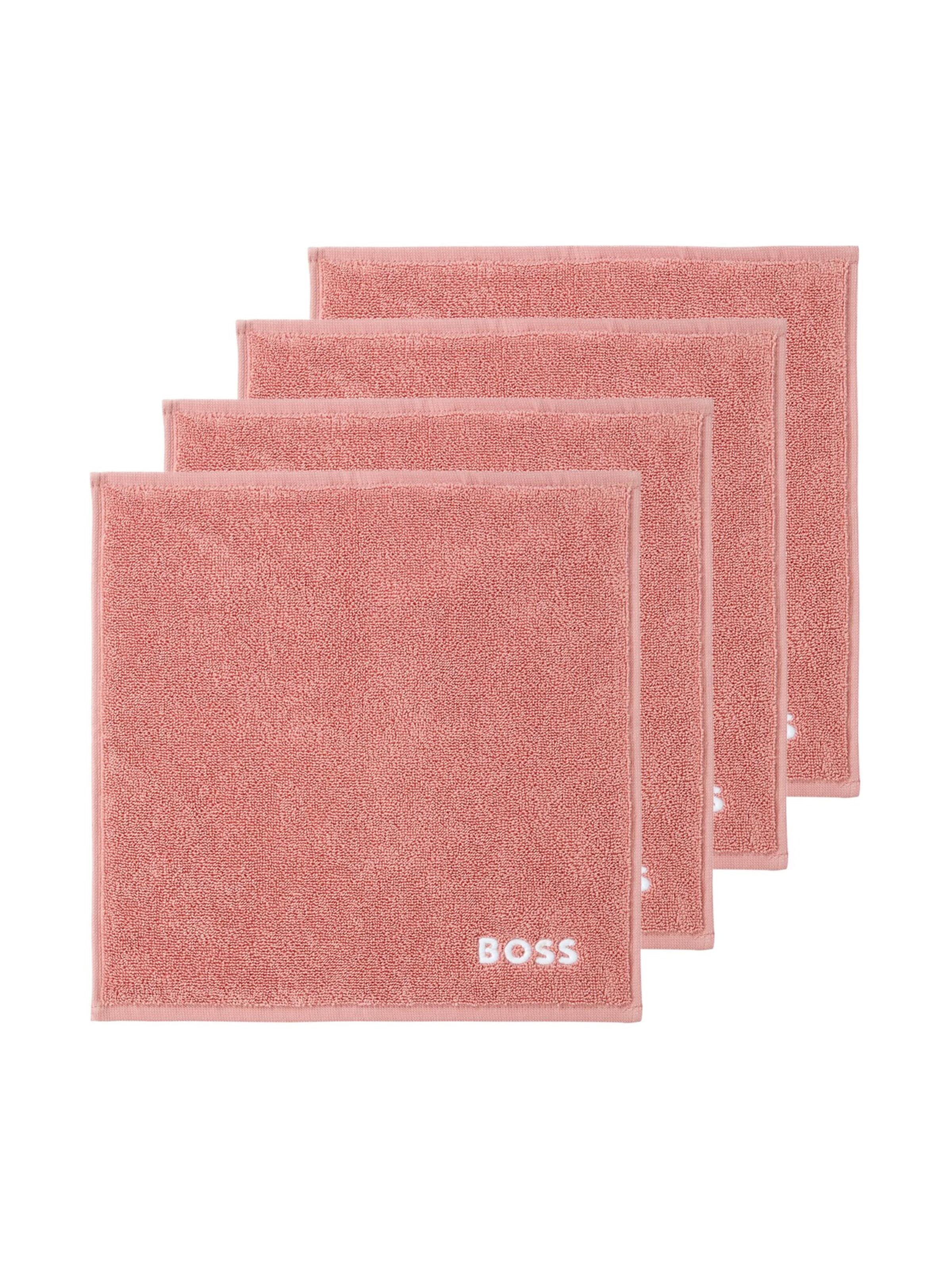 BOSS Home Towel 'EDGE' in Pink