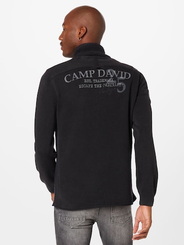 CAMP DAVID Sweter w kolorze czarny