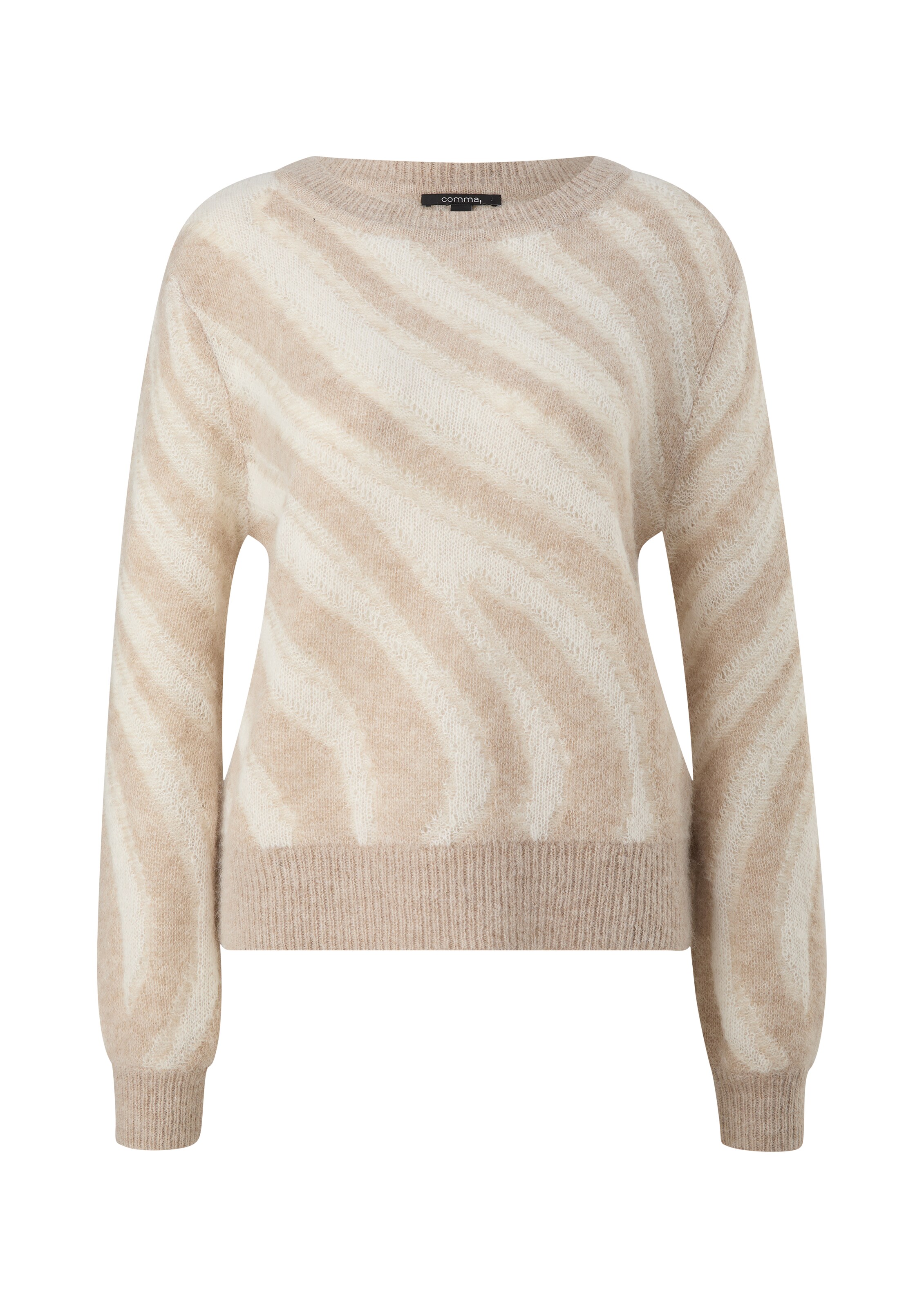 COMMA Pullover in Beige: Vorderseite