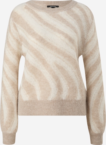 Pull-over COMMA en beige : devant