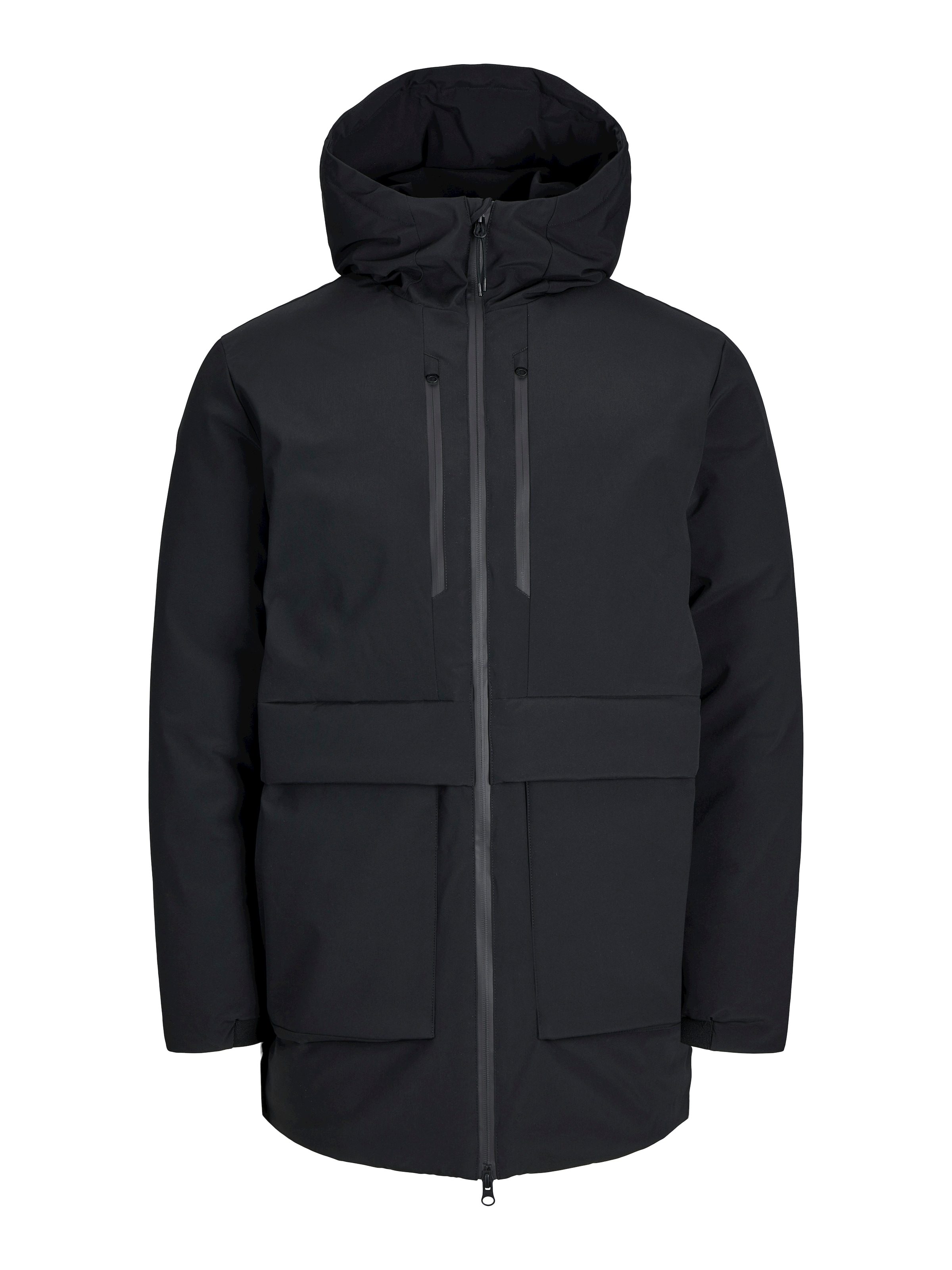 Parka di mezza stagione 'Charlie' di JACK & JONES in nero: frontale