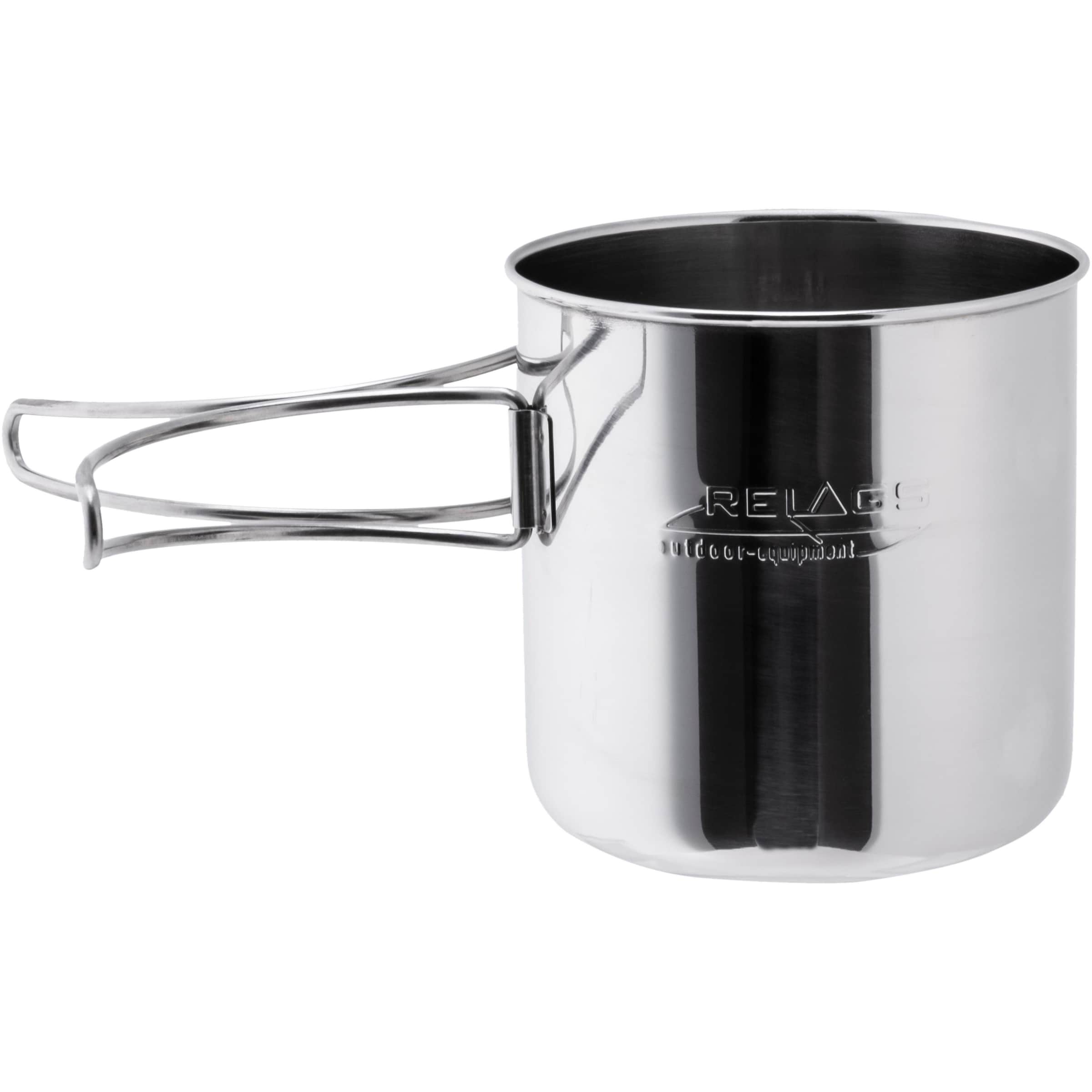 Basic Nature Trinkbecher 'Space Safer' in Silber: Vorderseite