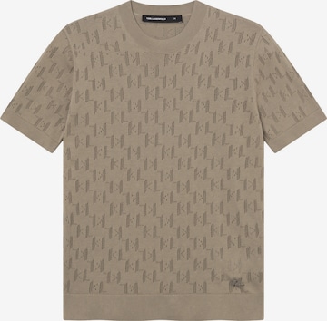 Maglietta ' 655004 ' di Karl Lagerfeld in verde: frontale
