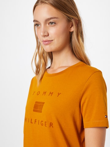 TOMMY HILFIGER Tričko – oranžová
