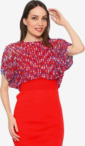 Süel knitwear - Top de punto 'Summer 3D' en rojo: frente