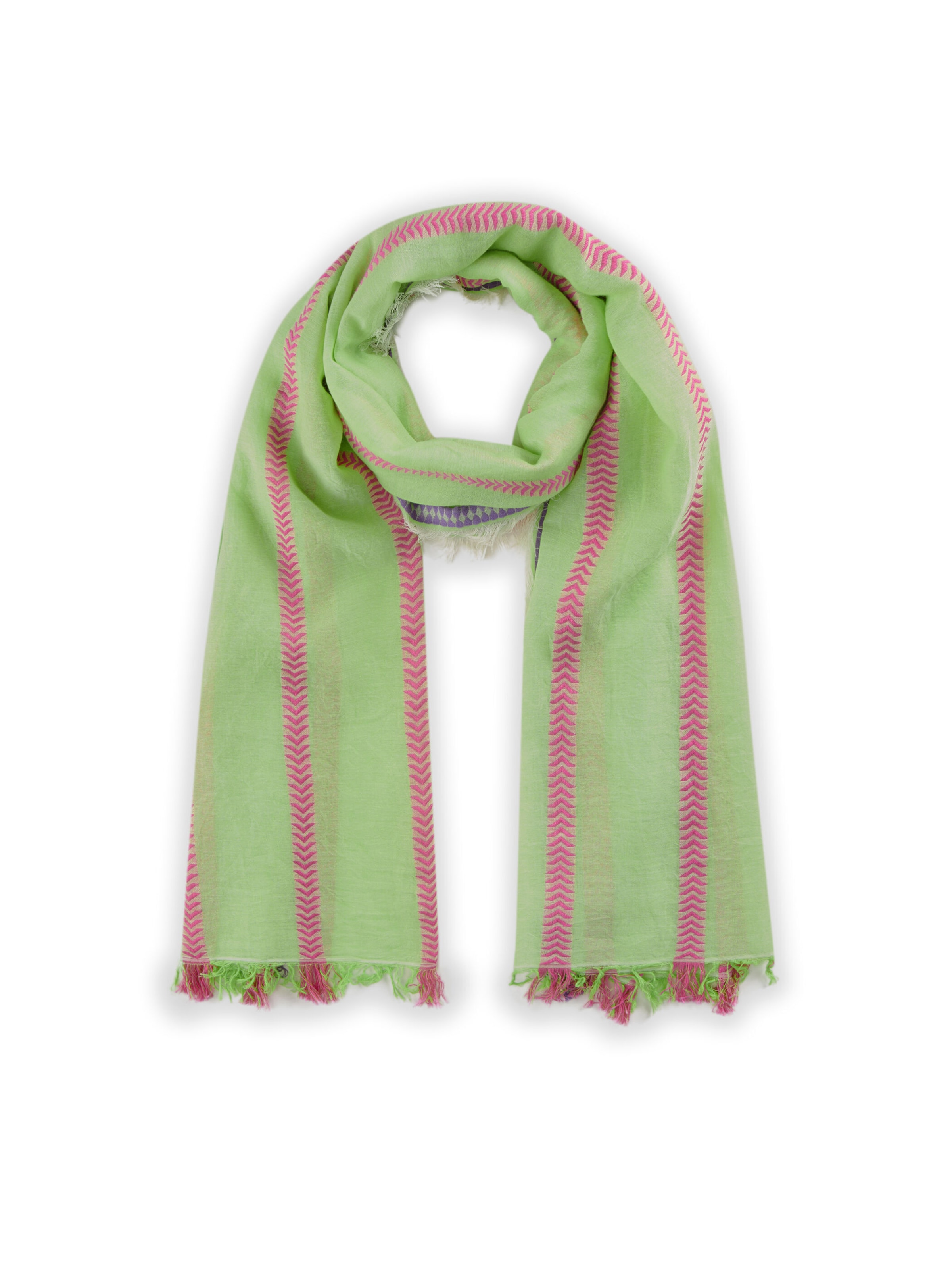 CODELLO Schal in Grün: Vorderseite