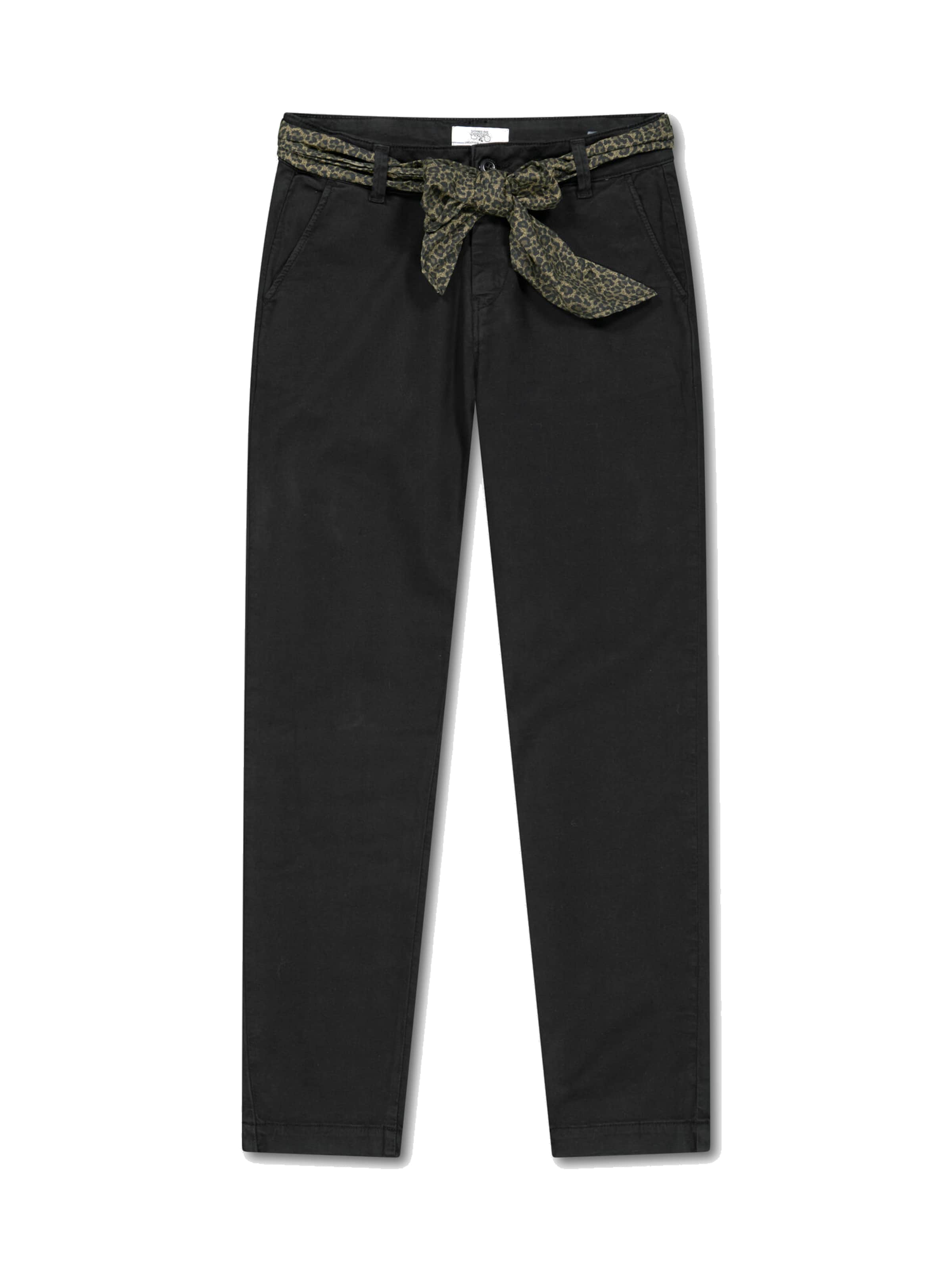 Regular Pantalon chino Le Temps Des Cerises en noir : devant