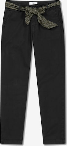 Regular Pantalon chino Le Temps Des Cerises en noir : devant