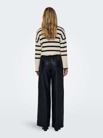 ONLY Wide leg Pants 'HEIDI' in Black