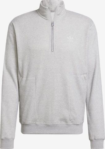 ADIDAS ORIGINALS Μπλούζα φούτερ 'Trefoil Essentials' σε γκρι: μπροστά