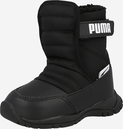 PUMA Botas de nieve en negro / blanco, Vista del producto