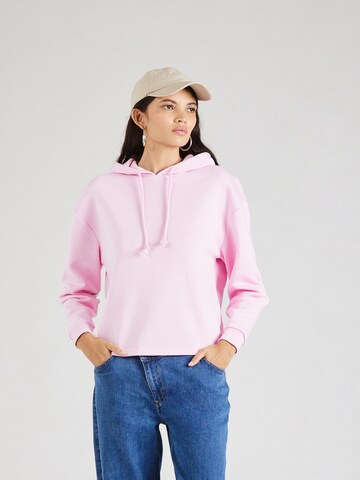 PIECES Sweatshirt 'PCCHILLI' in Pink: front