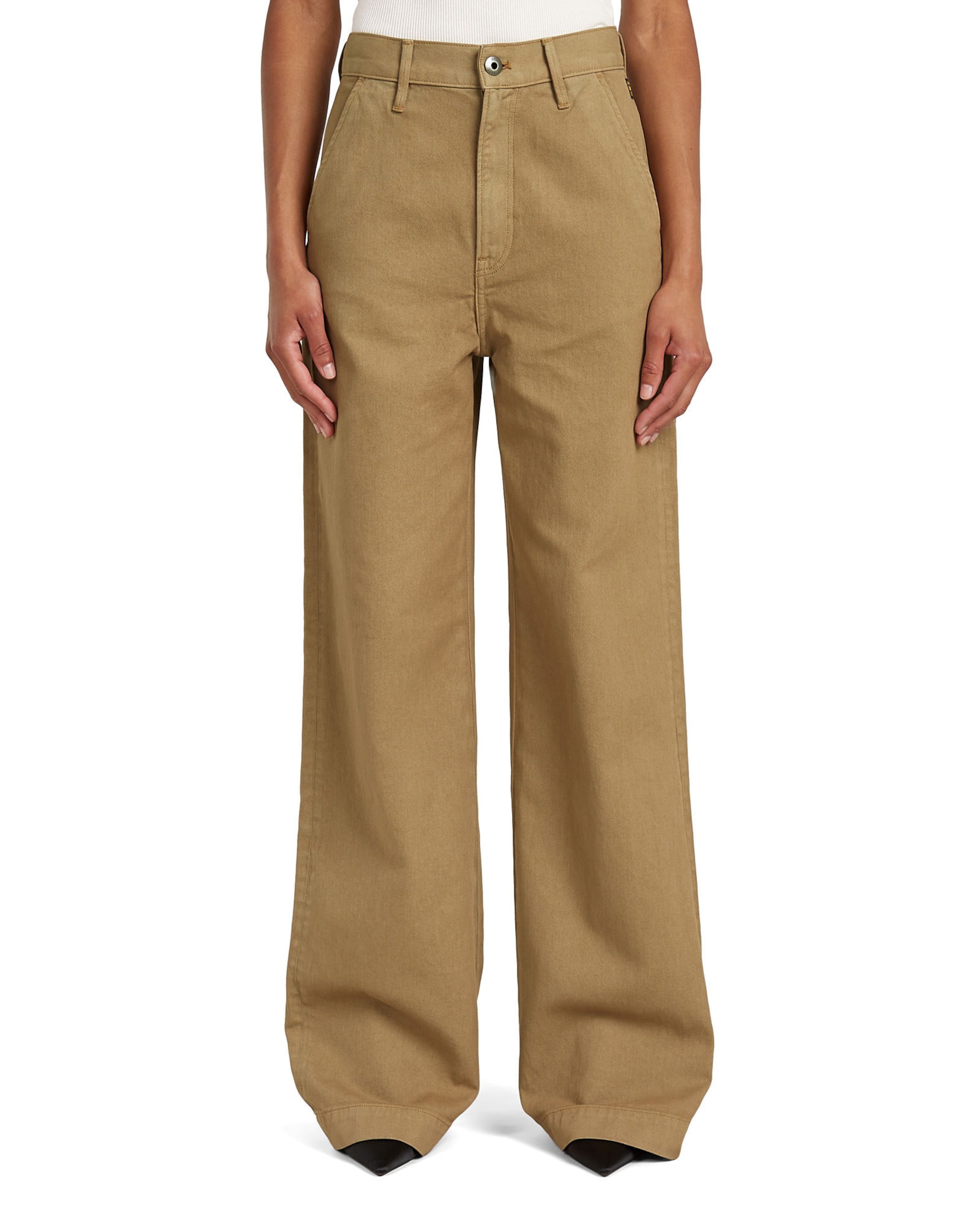 G-STAR Regular Chino trousers 'Deck Chino 2.0' in Beige: front