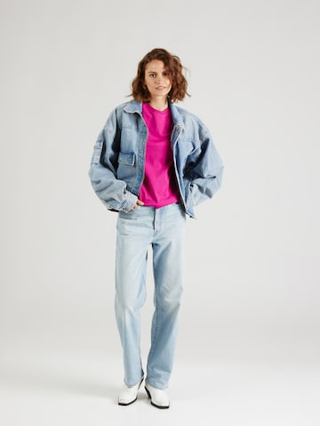 PIECES T-Shirt 'PCRIA' in Pink