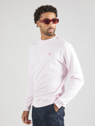 SCOTCH & SODA Sweatshirt 'Essential' i rosa: framsida