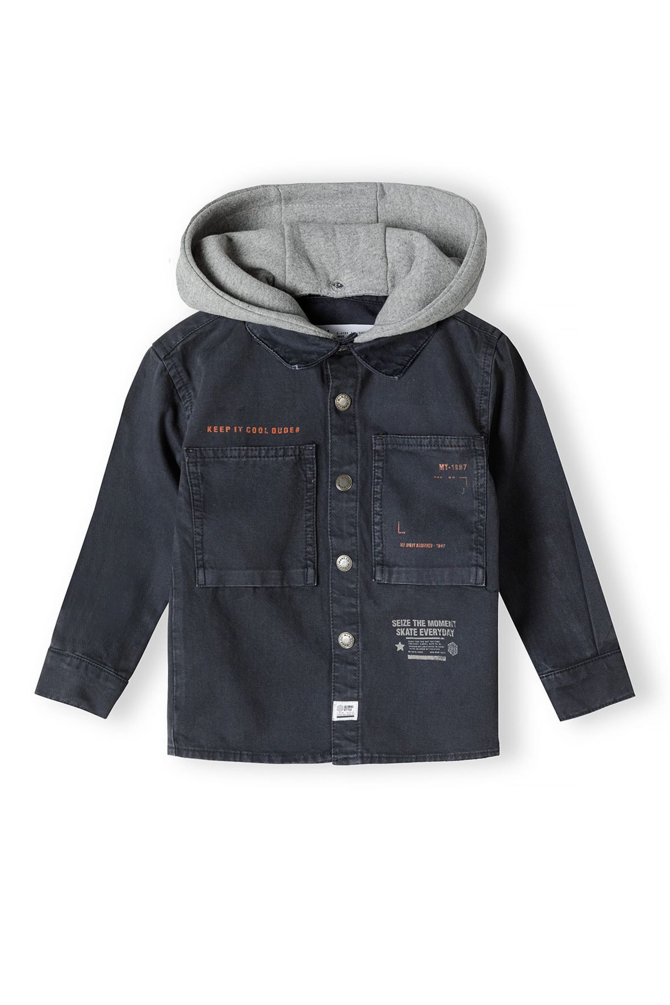 MINOTI Regular Fit Overgangsjakke i blå: forside