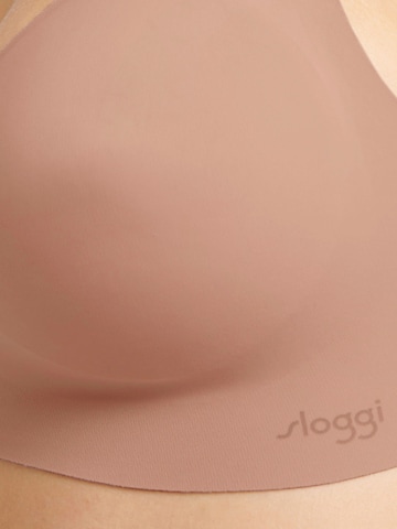 SLOGGI Bustier Bralette ' ZERO Microfibre 2.0 Bralette ' in Beige