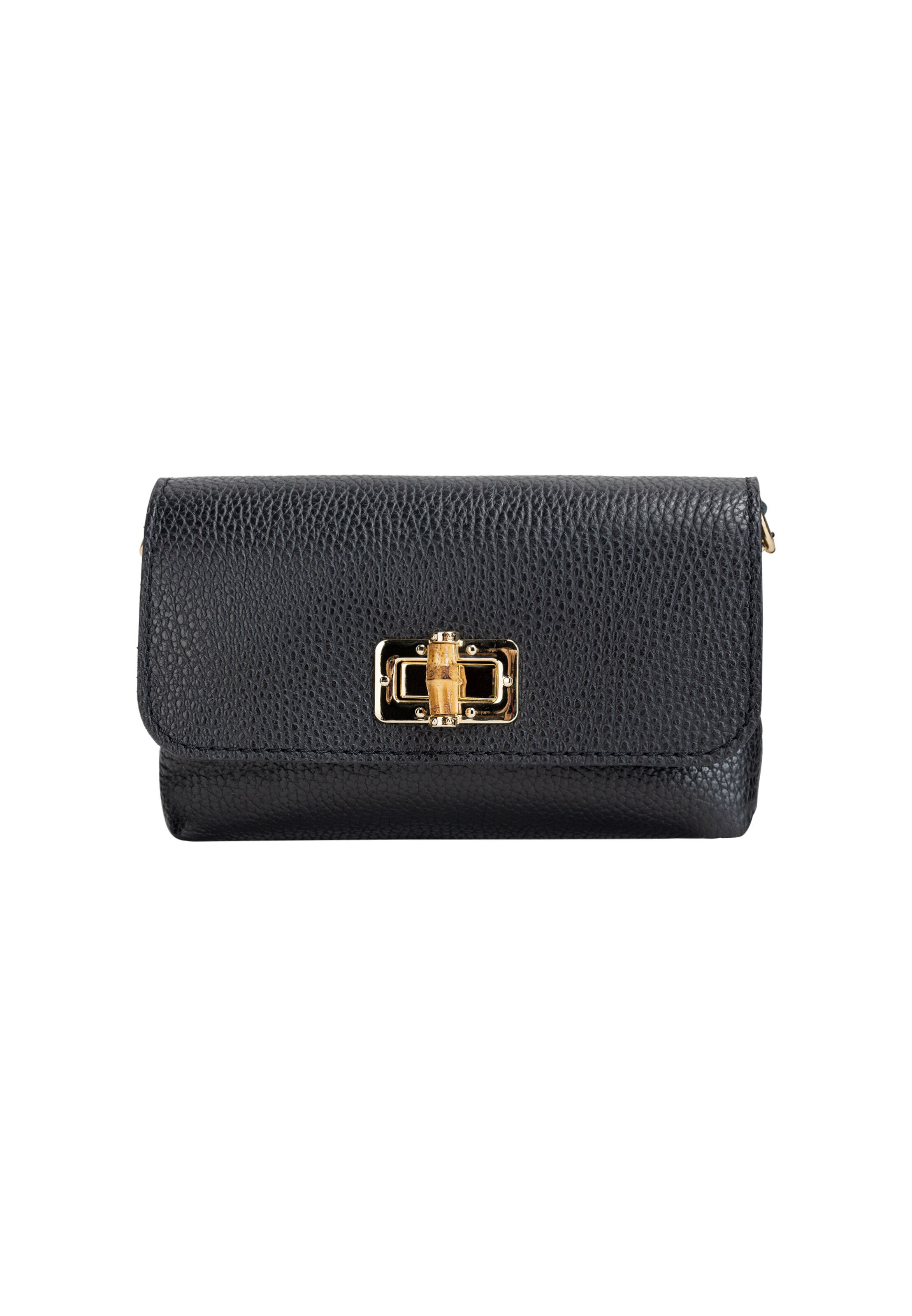 FELIPA - Mala de ombro em preto: frente